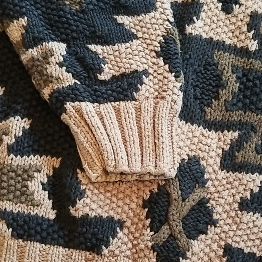 Vintage Embassy Row Chunky Handknit Sweater, Xl - image 3